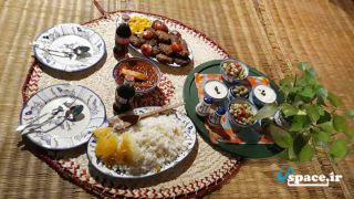 غذای محلی در اقامتگاه بوم گردی کتام-روستای سقالکسار-فومن-استان گیلان